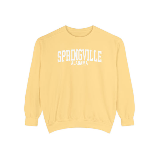 Springville Alabama Comfort Colors Sweatshirt