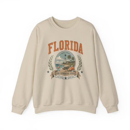 Vintage Florida - The Sunshine State Crewneck Sweatshirt