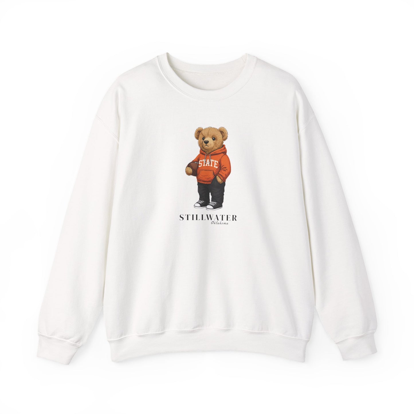 Stillwater, Oklahoma Teddy Bear Crewneck Sweatshirt