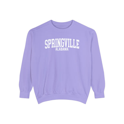 Springville Alabama Comfort Colors Sweatshirt