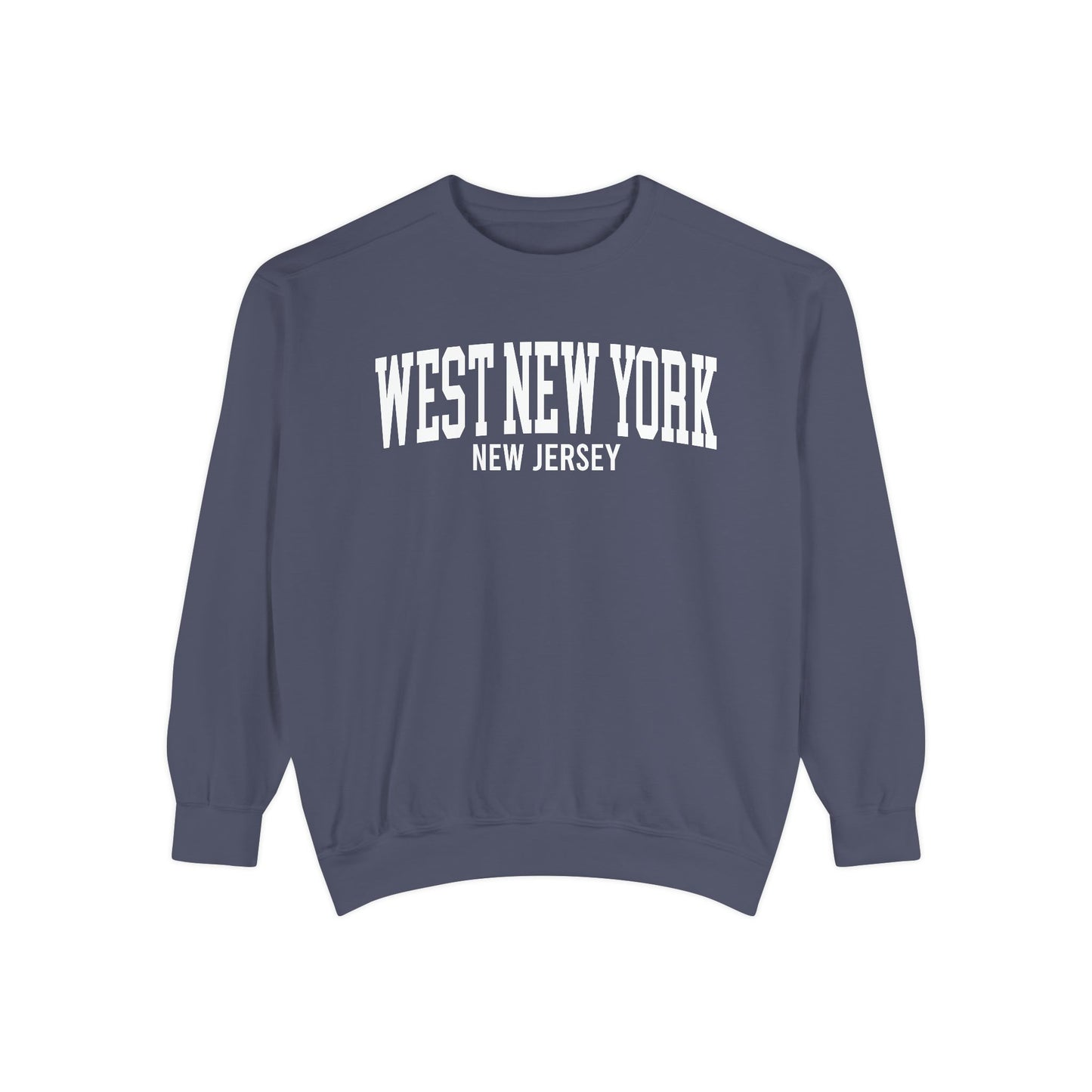 West New York Jersey Comfort Colors Sweatshirt
