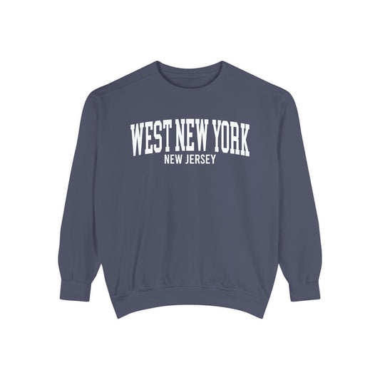 West New York Jersey Comfort Colors Sweatshirt