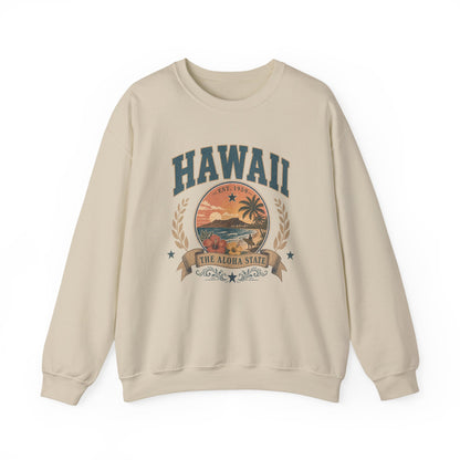 Vintage Hawaii - The Aloha State Crewneck Sweatshirt