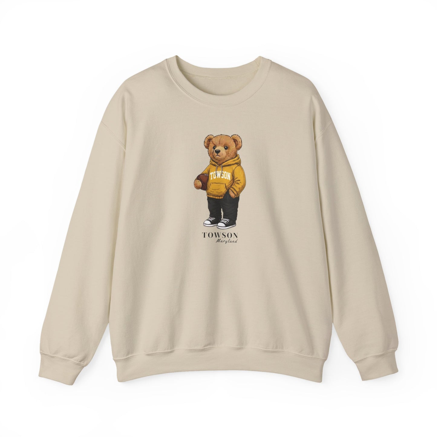 Towson, Maryland Teddy Bear Crewneck Sweatshirt