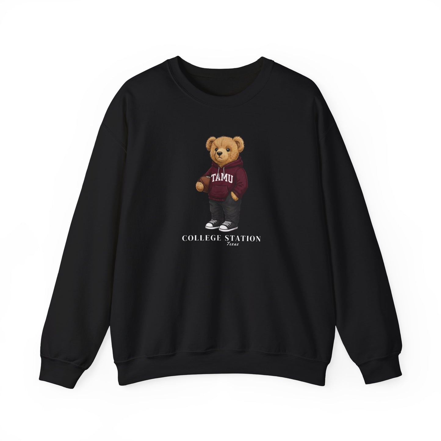College Station, Texas Teddy Bear Crewneck Sweatshirt