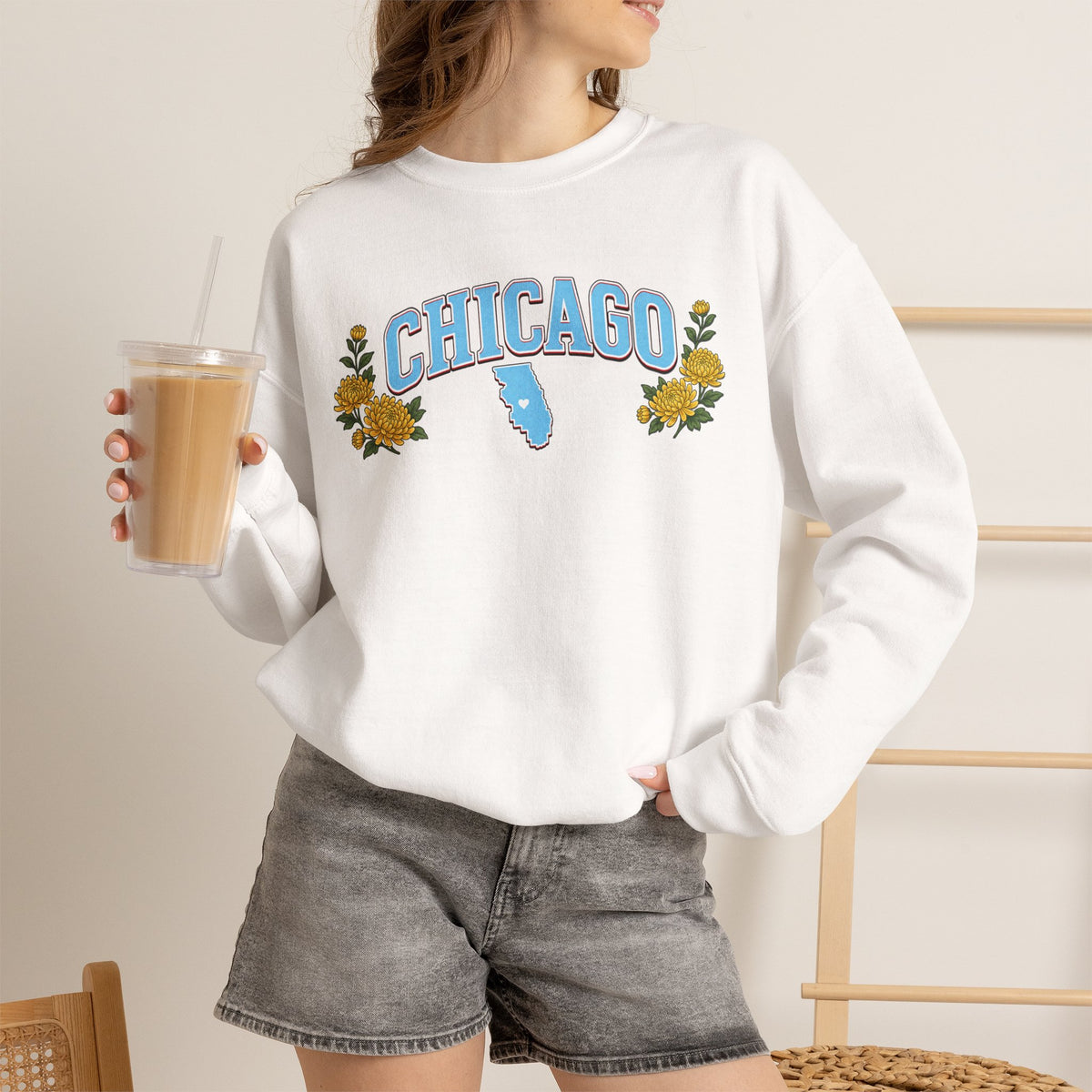 Chicago Floral Sweatshirt
