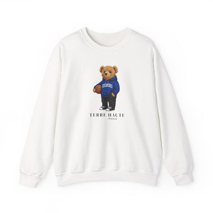 Terre Haute, Indiana Basketball Teddy Bear Crewneck Sweatshirt