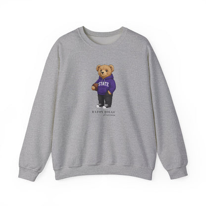 Baton Rouge, Louisiana Teddy Bear Crewneck Sweatshirt