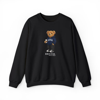 Bristol, Rhode Island Teddy Bear Crewneck Sweatshirt