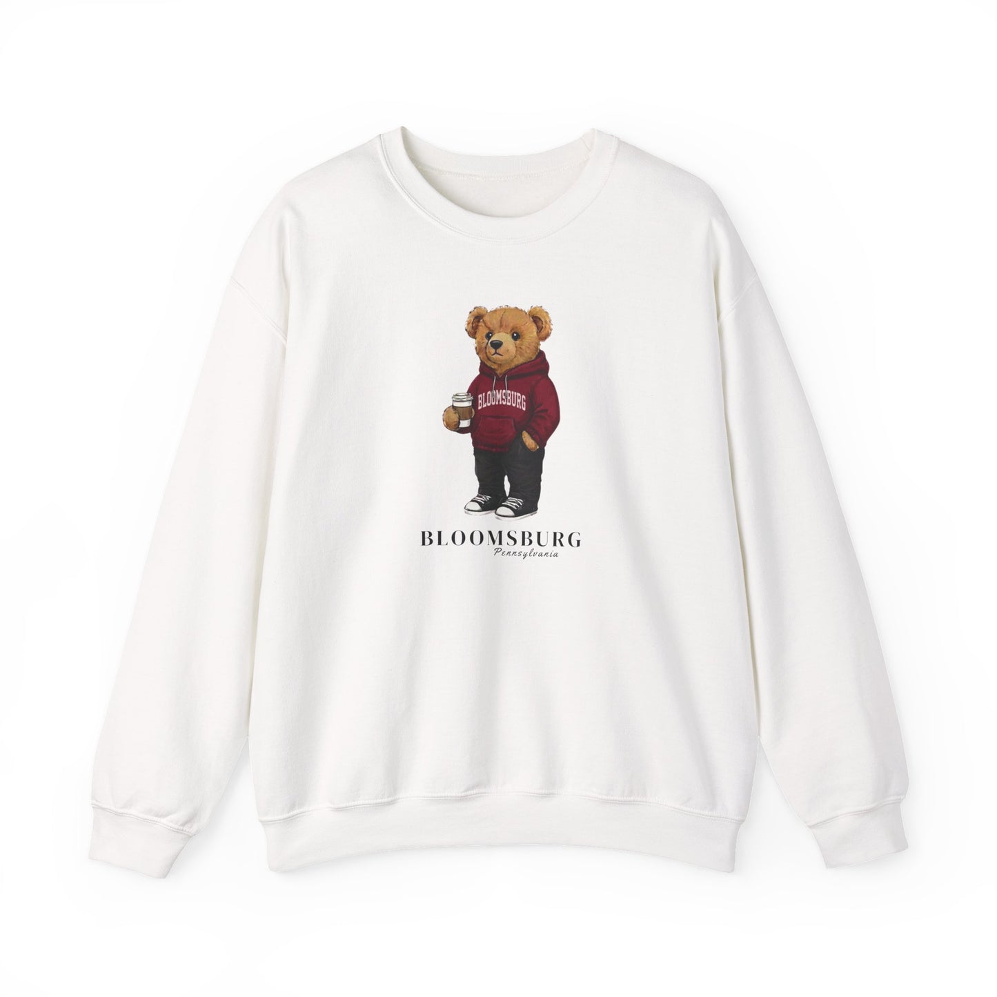 Bloomsburg, Pennsylvania Teddy Bear Crewneck Sweatshirt