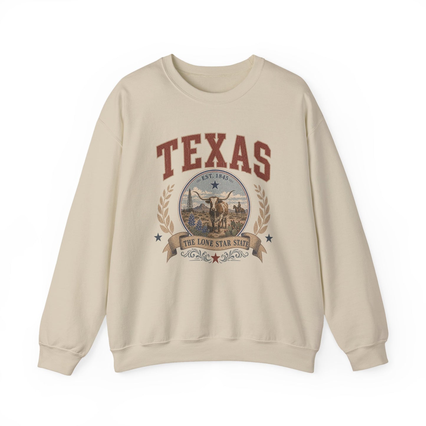 Vintage Texas - The Lone Star State Crewneck Sweatshirt