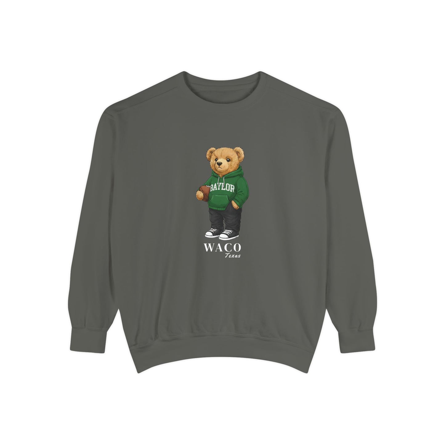 Waco, Texas Teddy Bear Comfort Colors Sweatshirt