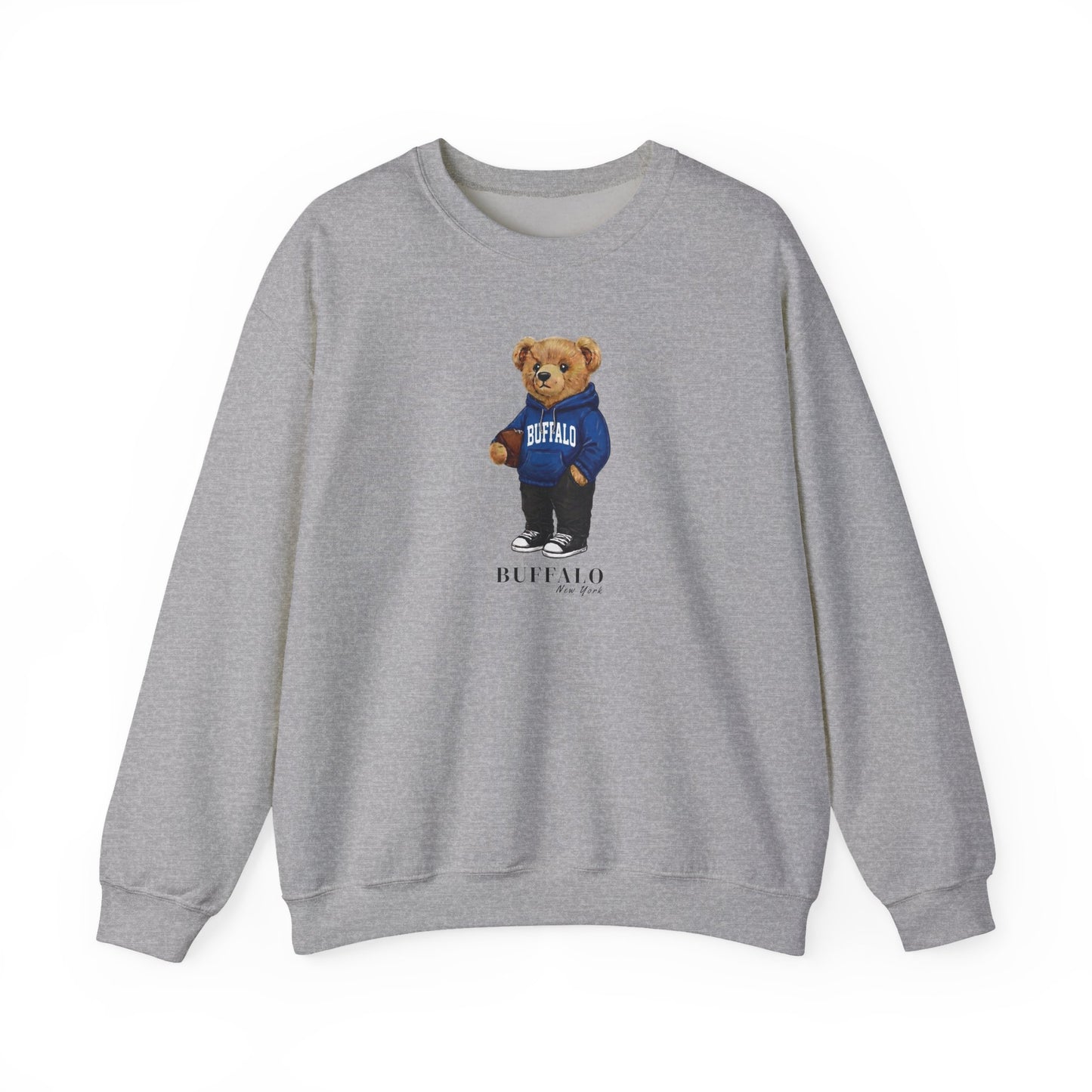Buffalo, New York Teddy Bear Crewneck Sweatshirt