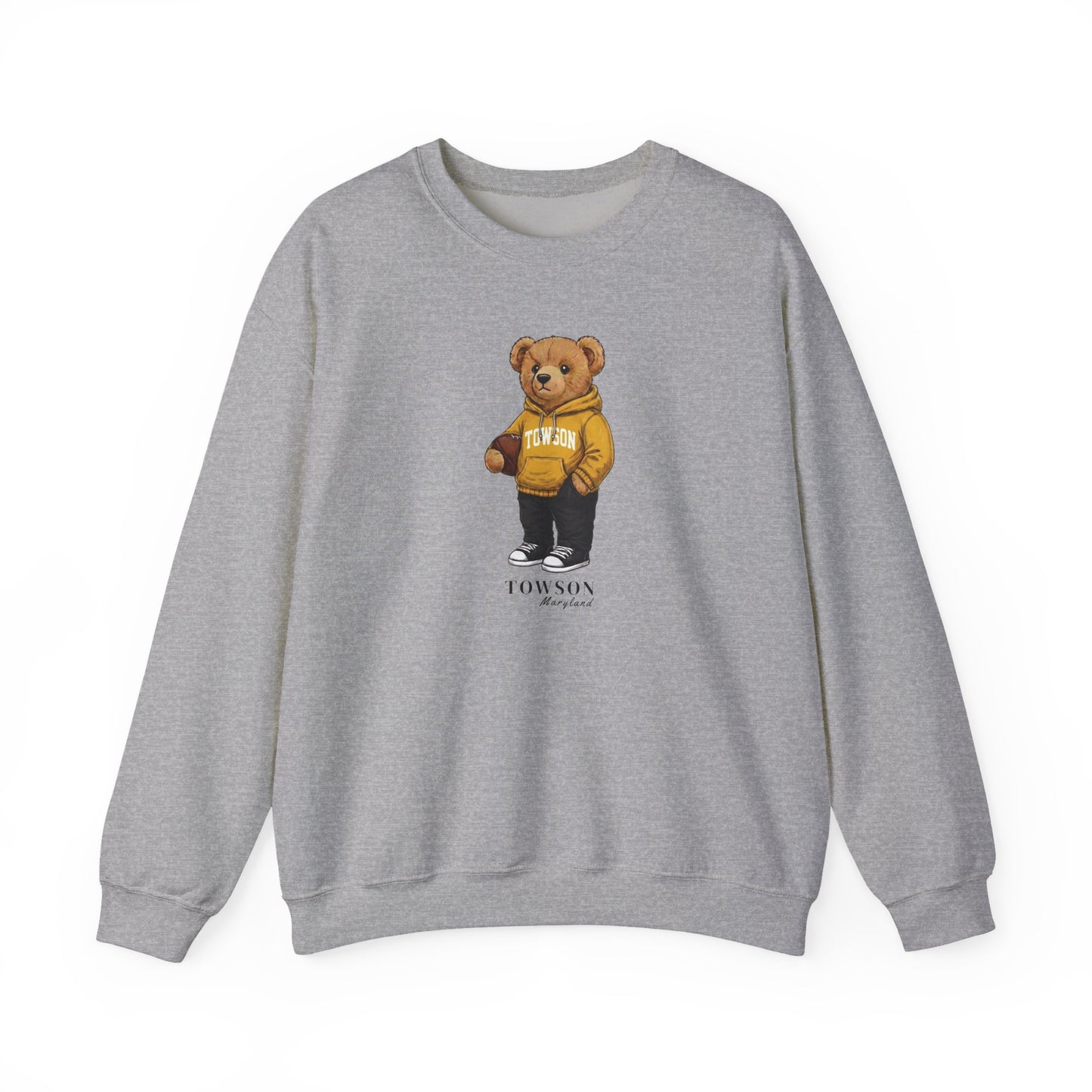 Towson, Maryland Teddy Bear Crewneck Sweatshirt