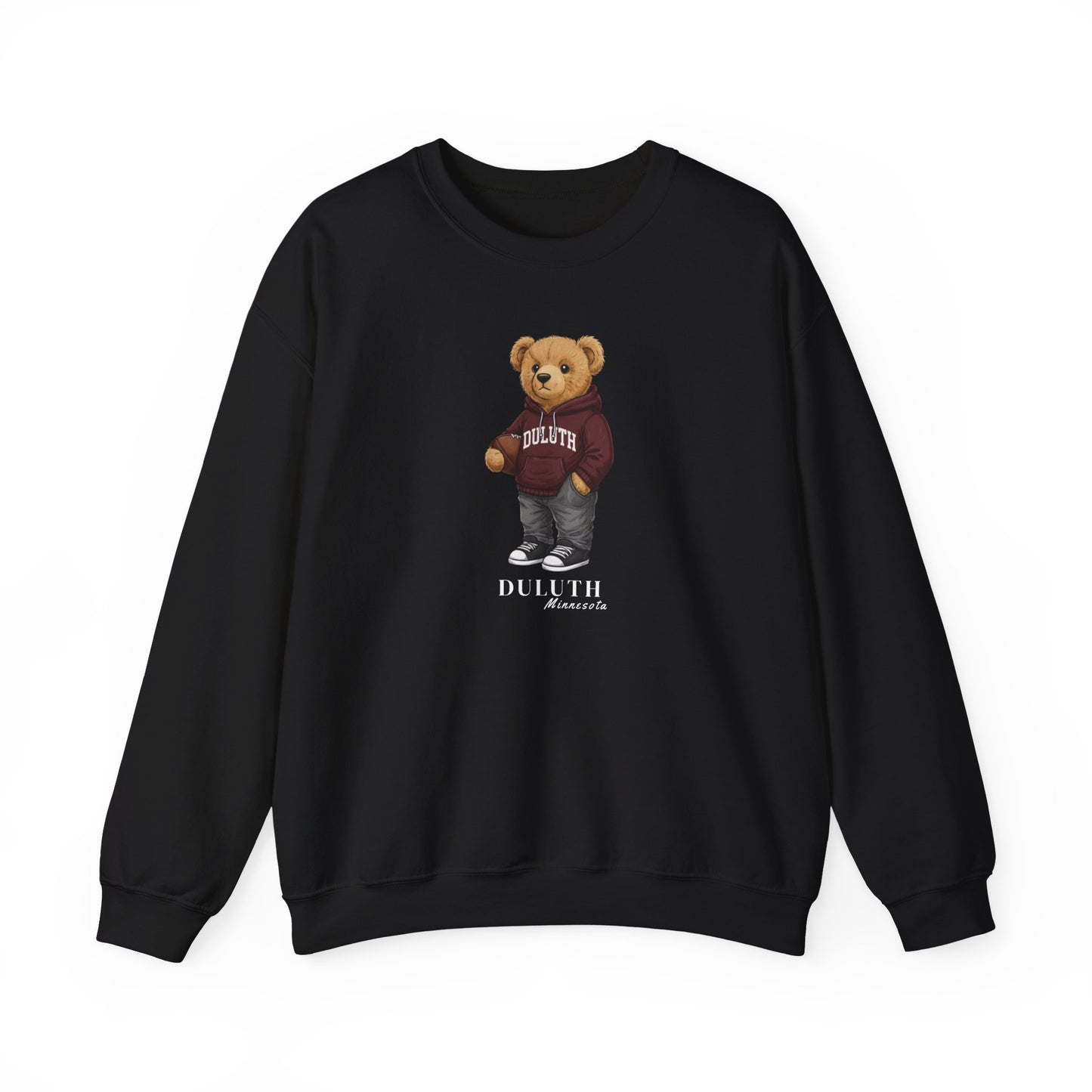Duluth, Minnesota Teddy Bear Crewneck Sweatshirt