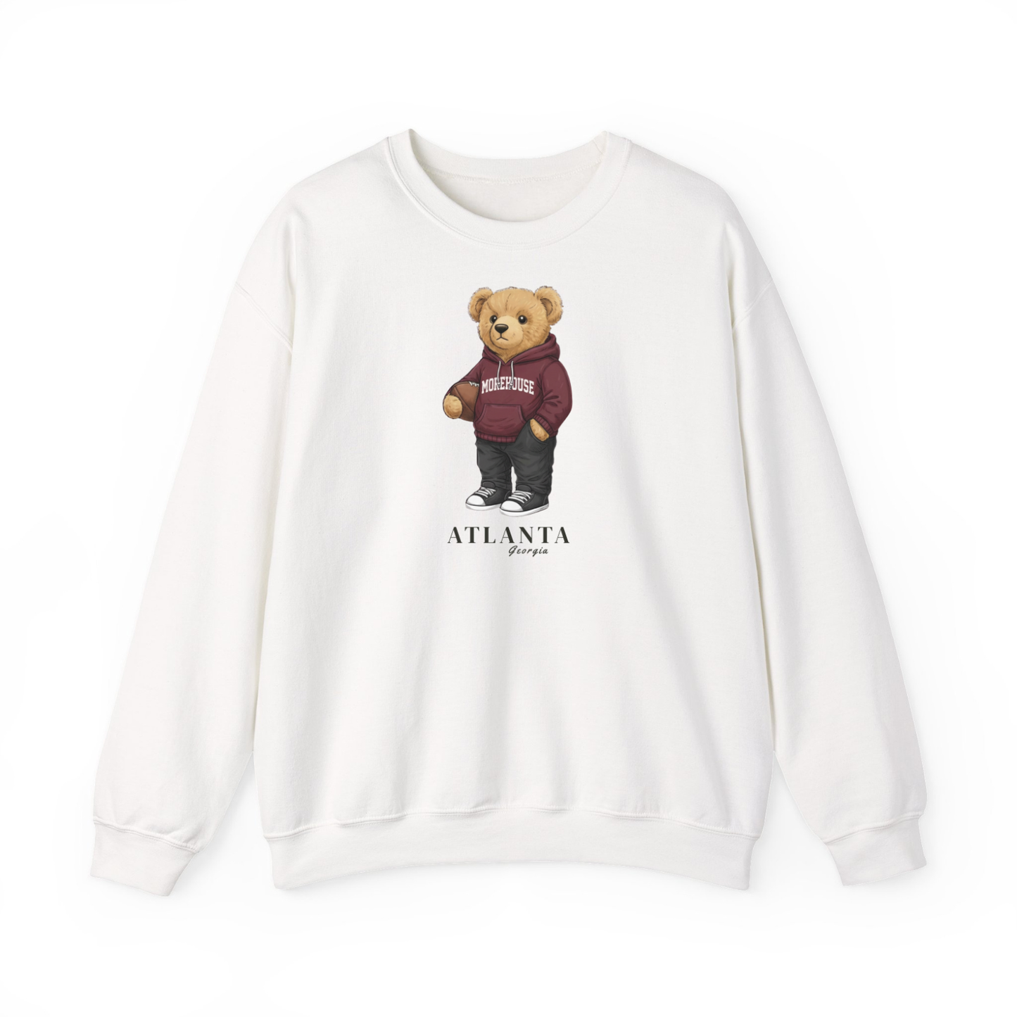 Atlanta, Georgia Teddy Bear Crewneck Sweatshirt