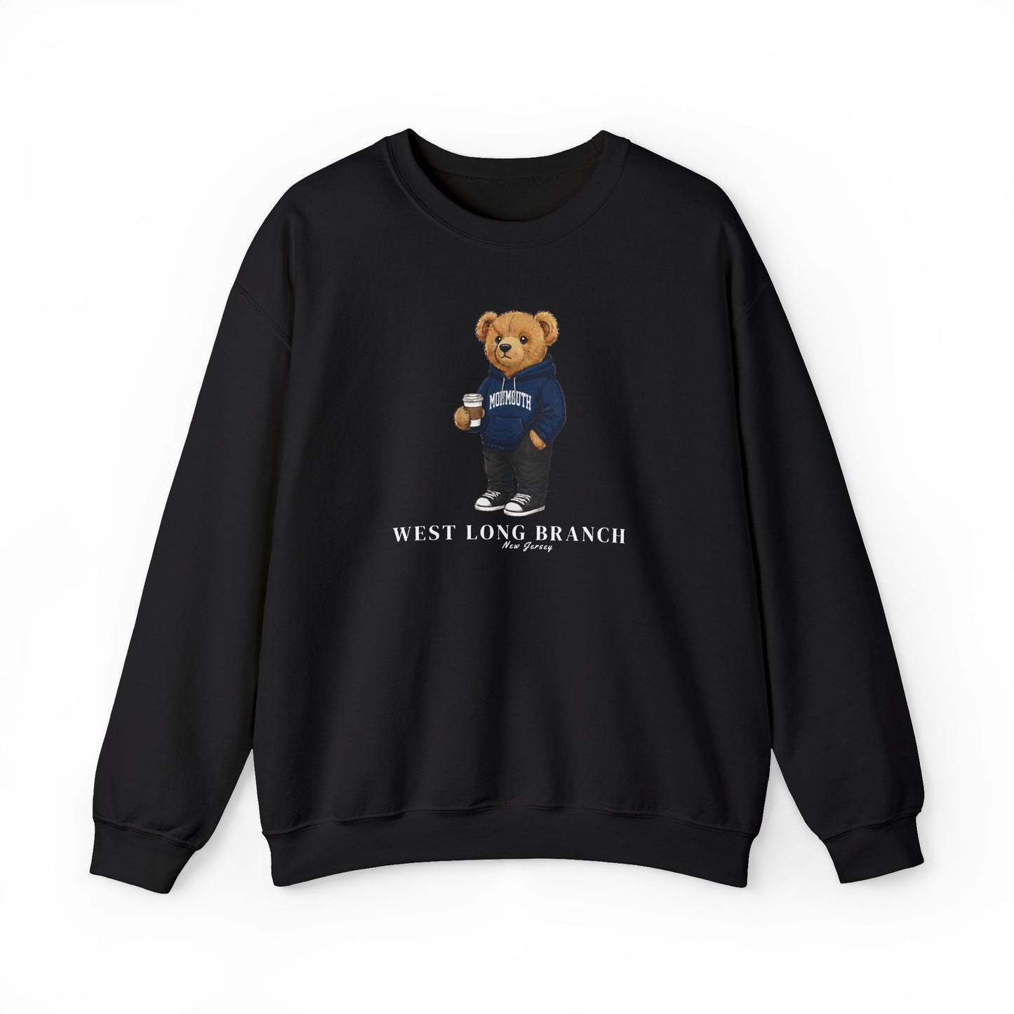 West Long Branch, New Jersey Teddy Bear Crewneck Sweatshirt