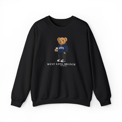 West Long Branch, New Jersey Teddy Bear Crewneck Sweatshirt