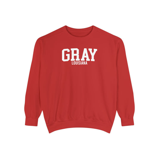 Gray Louisiana Comfort Colors Sweatshirt