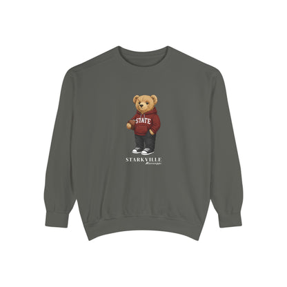 Starkville, Mississippi Teddy Bear Comfort Colors Sweatshirt