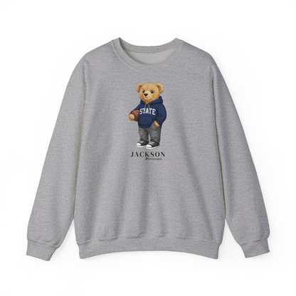 Jackson, Mississippi Teddy Bear Crewneck Sweatshirt
