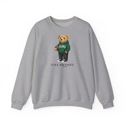 Tallahassee, Florida Teddy Bear Crewneck Sweatshirt