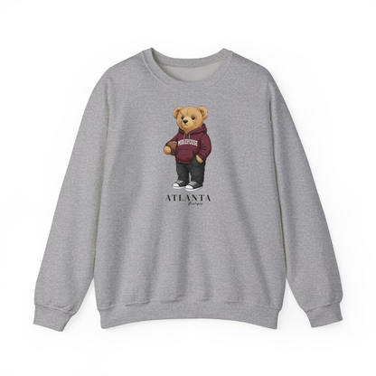 Atlanta, Georgia Teddy Bear Crewneck Sweatshirt