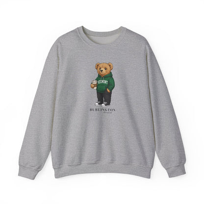 Burlington, Vermont Teddy Bear Crewneck Sweatshirt