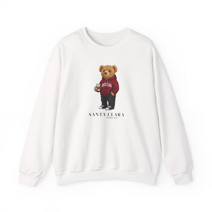 Santa Clara, California Teddy Bear Crewneck Sweatshirt
