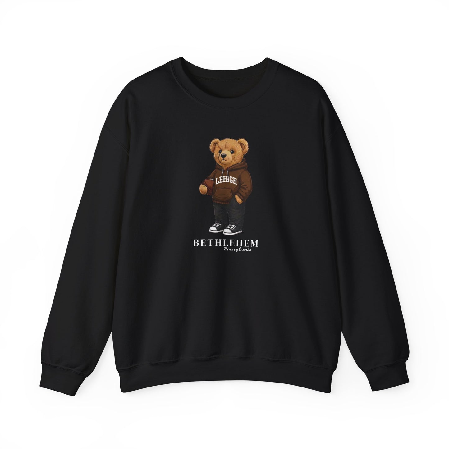 Bethlehem, Pennsylvania Teddy Bear Crewneck Sweatshirt