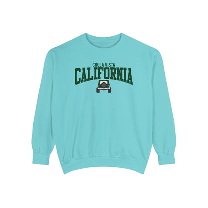 Chula Vista California Jeep Comfort Colors Sweatshirt