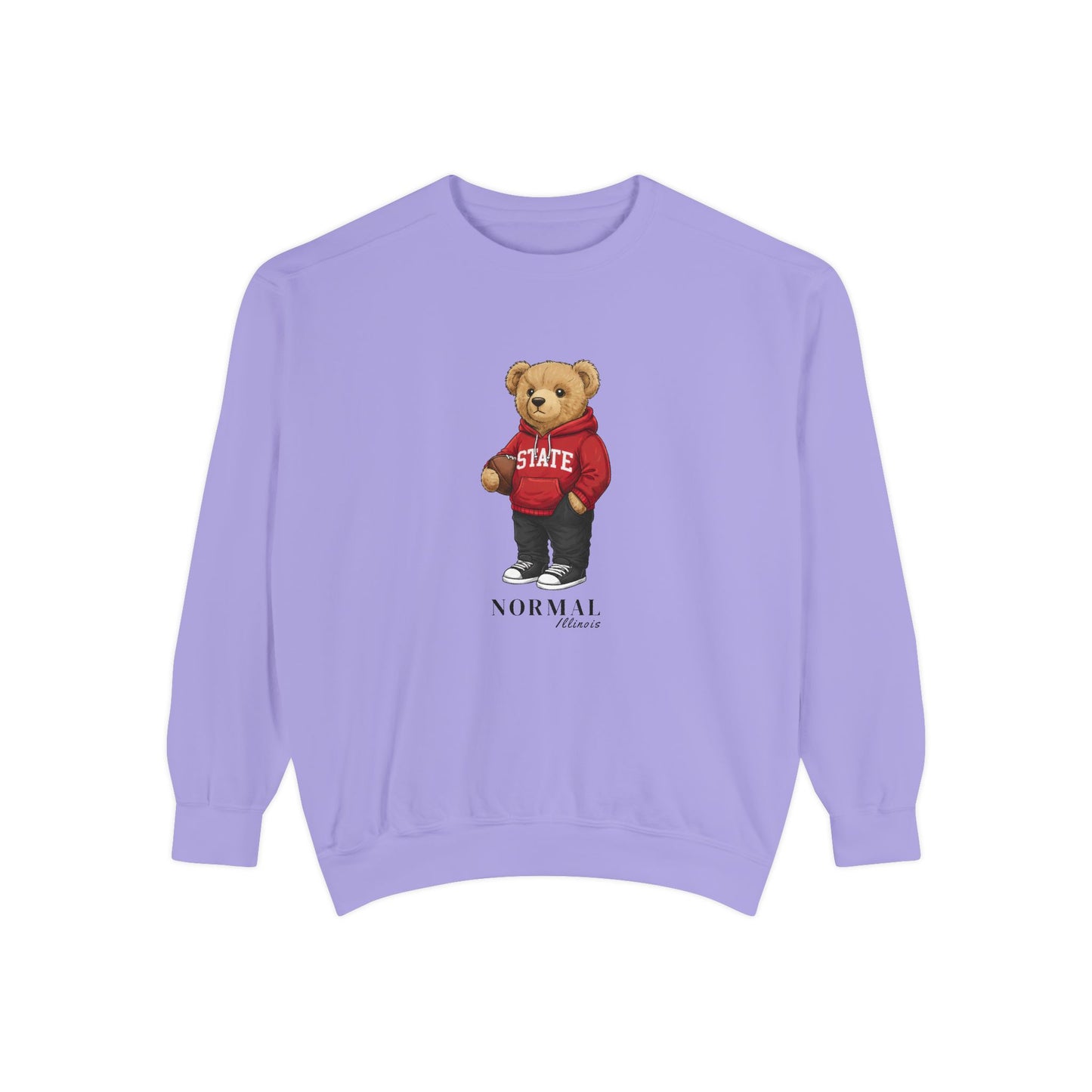 Normal, Illinois Teddy Bear Comfort Colors Sweatshirt