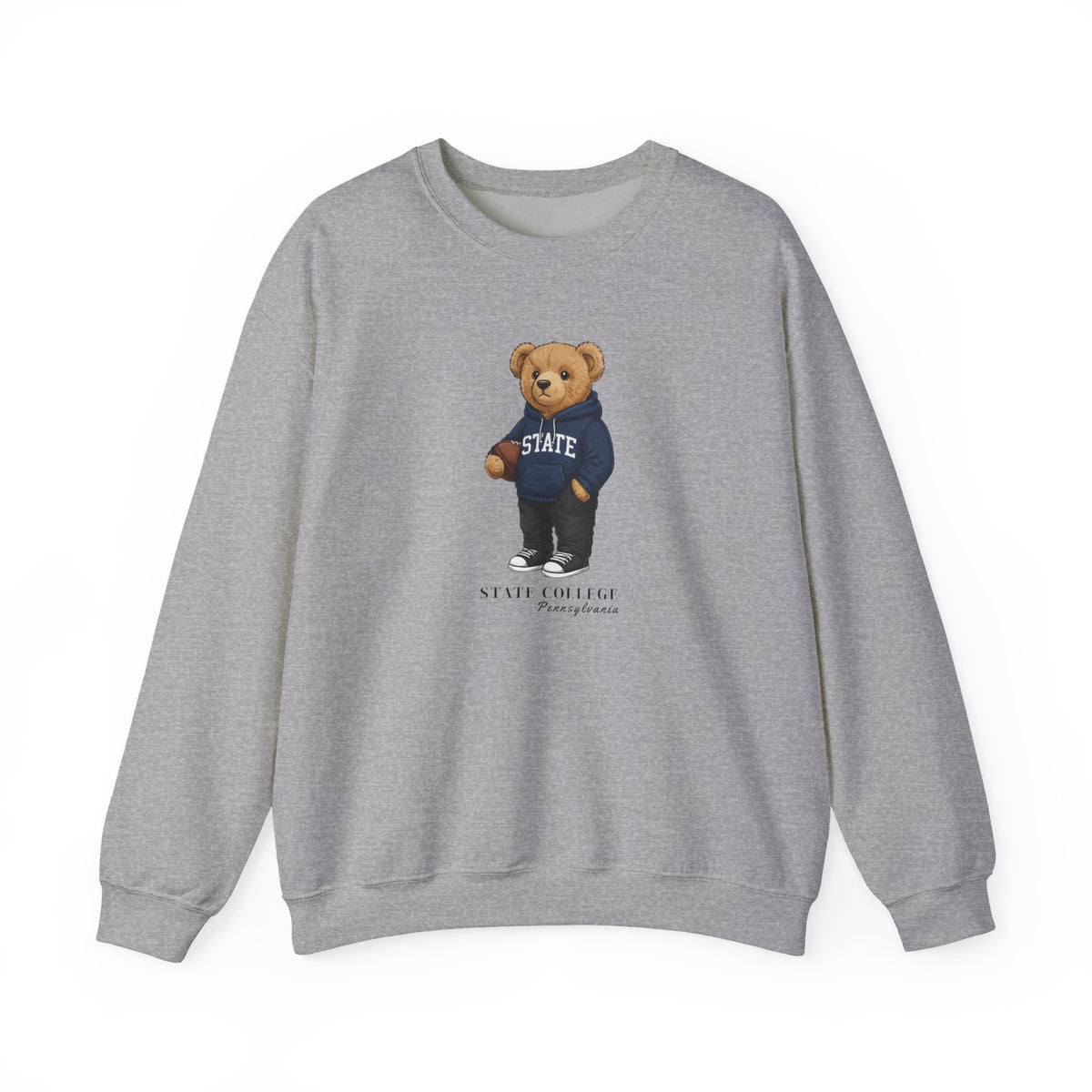 State College, Pennsylvania Teddy Bear Crewneck Sweatshirt
