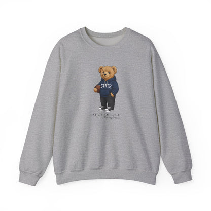 State College, Pennsylvania Teddy Bear Crewneck Sweatshirt