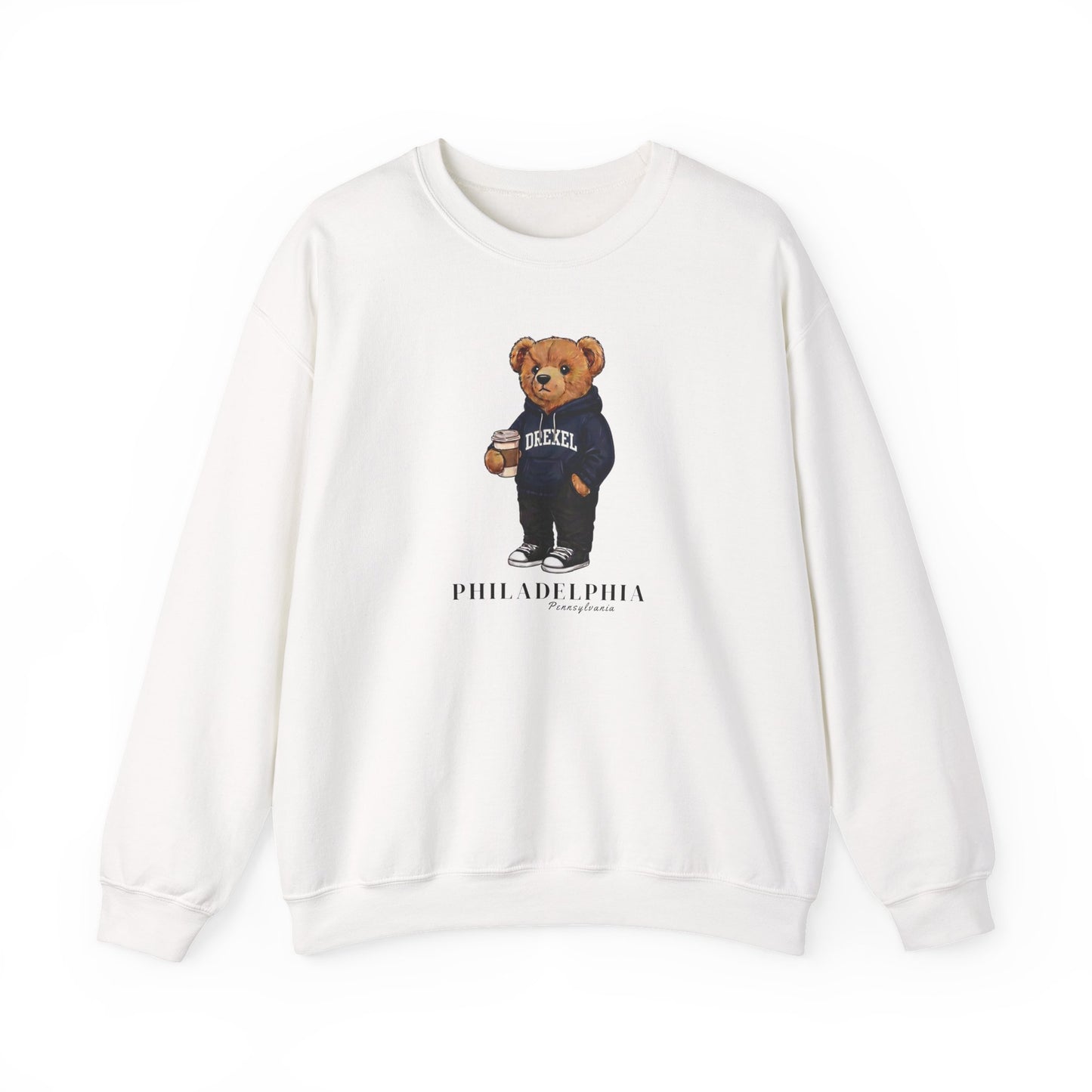 Philadelphia, Pennsylvania Teddy Bear Crewneck Sweatshirt