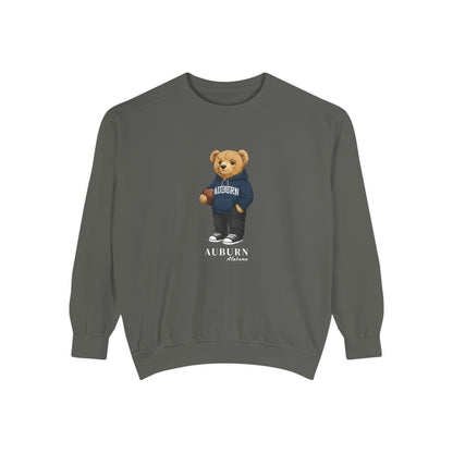 Auburn, Alabama Teddy Bear Comfort Colors Sweatshirt