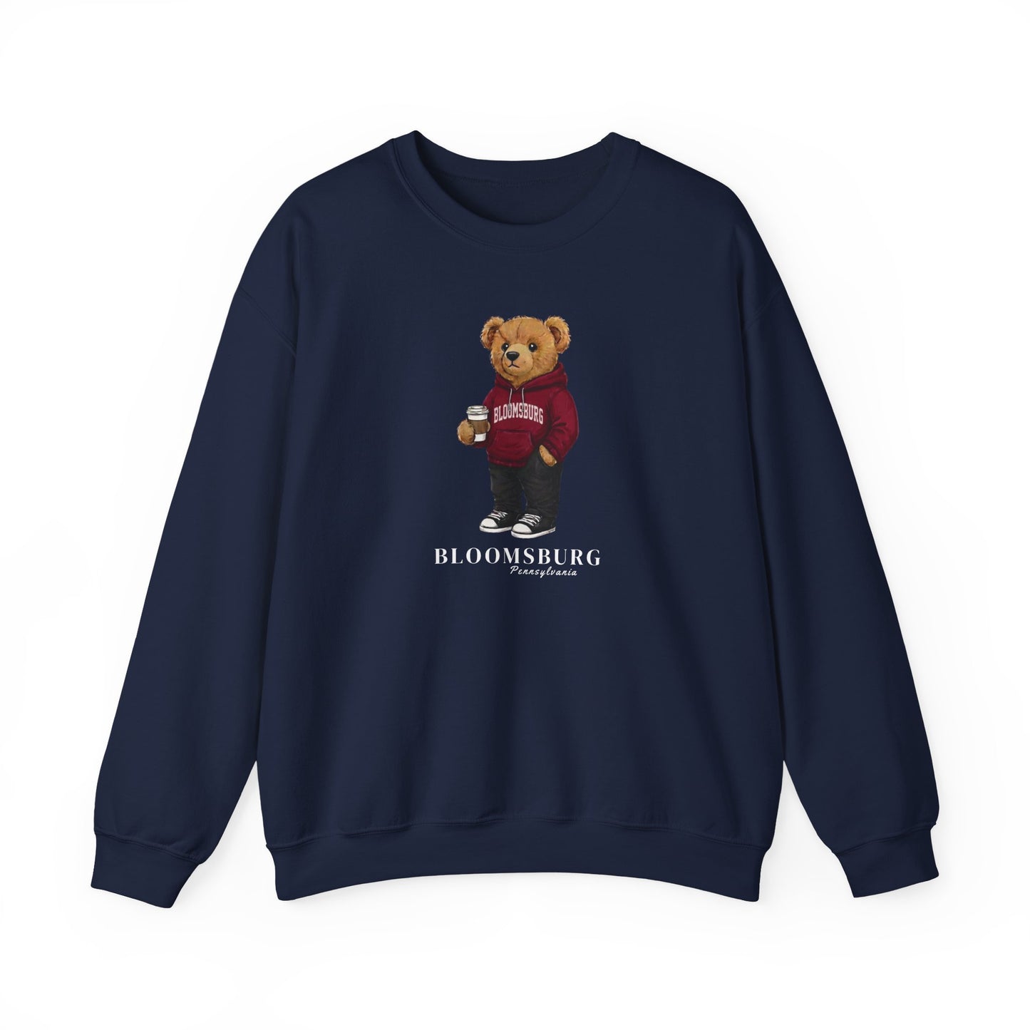 Bloomsburg, Pennsylvania Teddy Bear Crewneck Sweatshirt