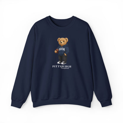 Pittsburgh, Pennsylvania Teddy Bear Crewneck Sweatshirt
