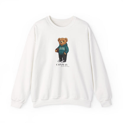 Conway, South Carolina Teddy Bear Crewneck Sweatshirt
