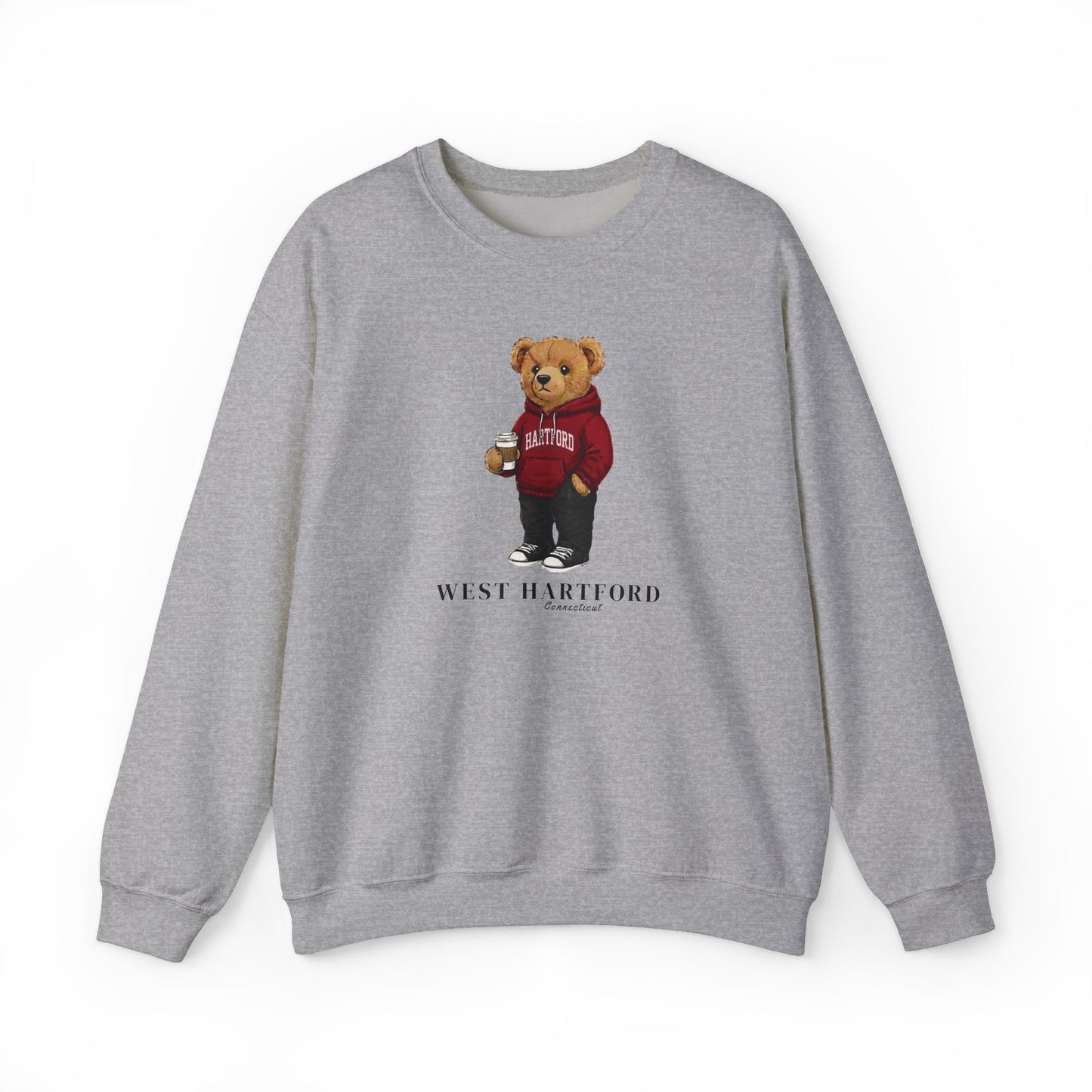West Hartford, Connecticut Teddy Bear Crewneck Sweatshirt