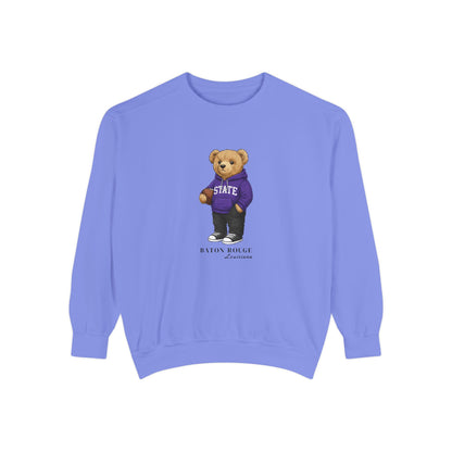 Baton Rouge, Louisiana Teddy Bear Comfort Colors Sweatshirt