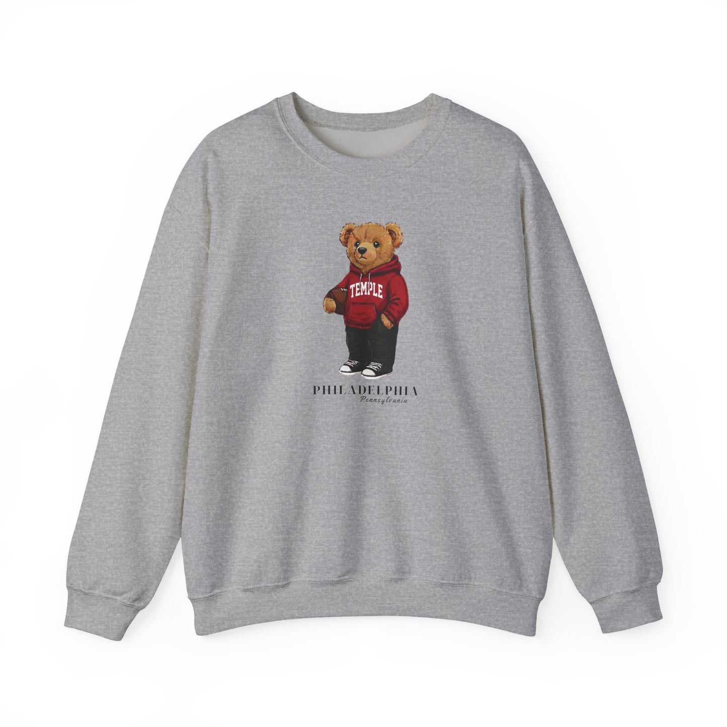 Philadelphia, Pennsylvania Teddy Bear Crewneck Sweatshirt