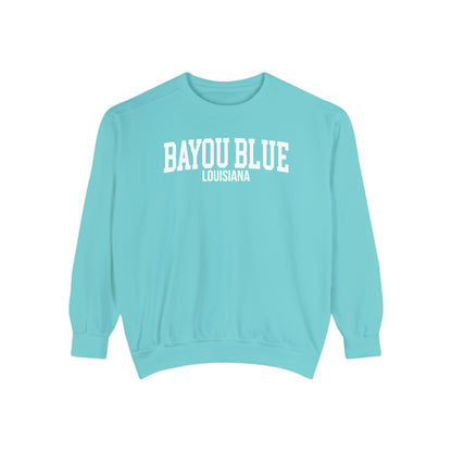 Bayou Blue Louisiana Comfort Colors Sweatshirt