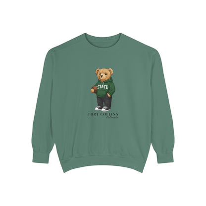Fort Collins, Colorado Teddy Bear Comfort Colors Sweatshirt