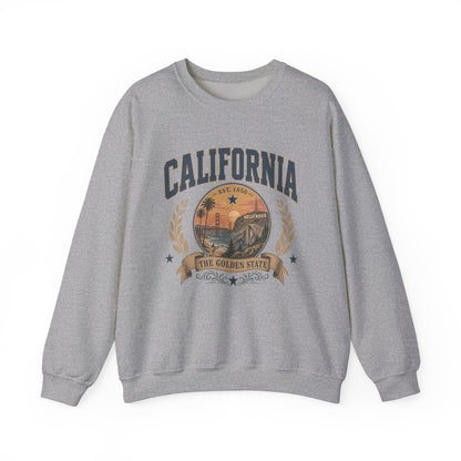 Vintage California - The Golden State Crewneck Sweatshirt