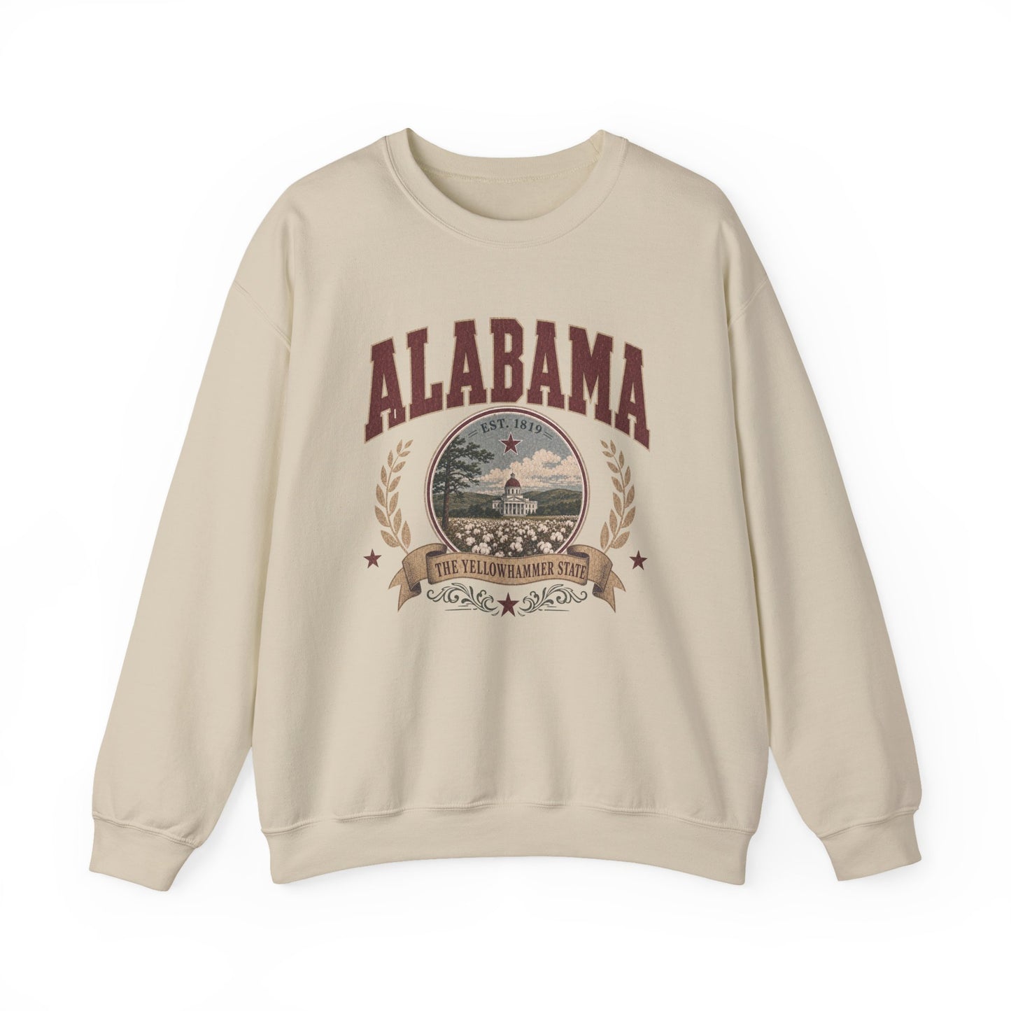Vintage Alabama - The Yellowhammer State Crewneck Sweatshirt