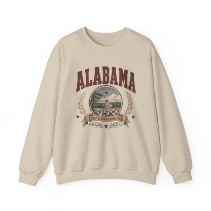 Vintage Alabama - The Yellowhammer State Crewneck Sweatshirt