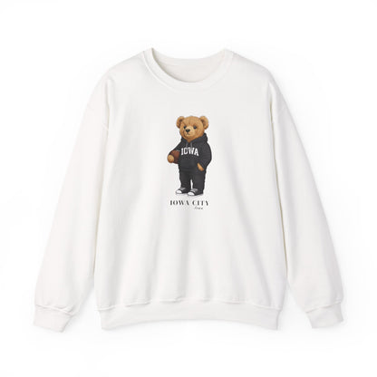 Iowa City, Iowa Teddy Bear Crewneck Sweatshirt