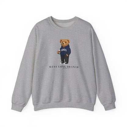 West Long Branch, New Jersey Teddy Bear Crewneck Sweatshirt