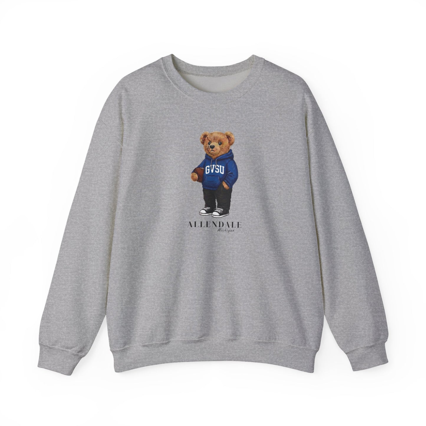 Allendale, Michigan Teddy Bear Crewneck Sweatshirt